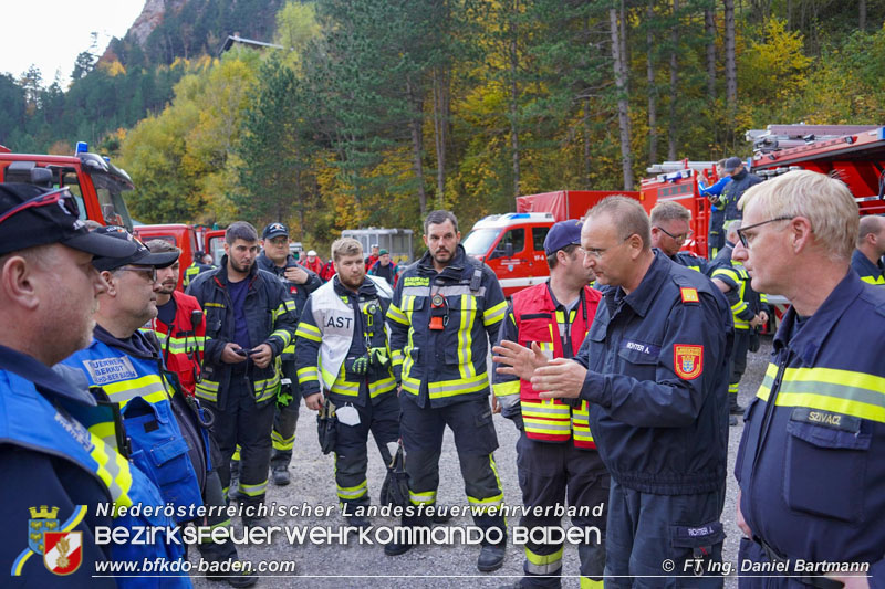 20211027 KHD Einsatz Waldbrand Hirschwang an der Rax Bezirk Neunkirchen  Foto: Ing. Daniel Bartmann