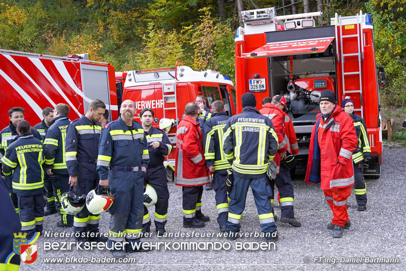 20211027 KHD Einsatz Waldbrand Hirschwang an der Rax Bezirk Neunkirchen  Foto: Ing. Daniel Bartmann