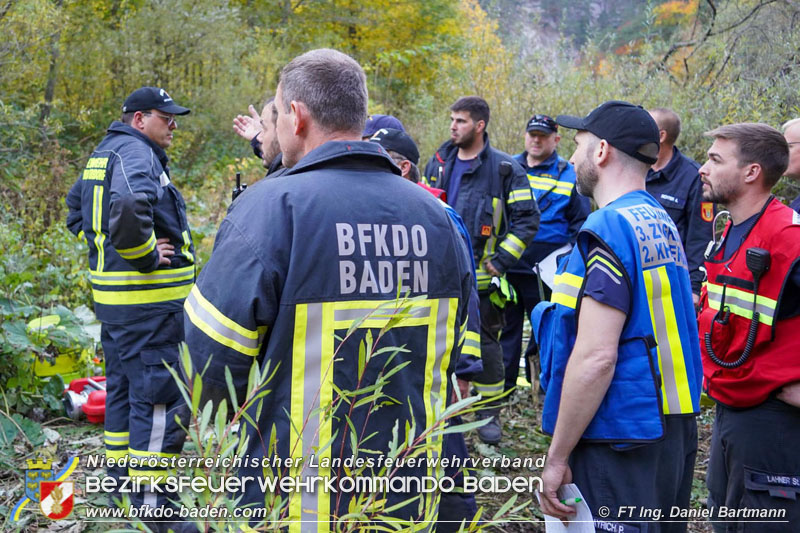 20211027 KHD Einsatz Waldbrand Hirschwang an der Rax Bezirk Neunkirchen  Foto: Ing. Daniel Bartmann