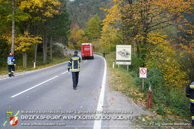 20211027 KHD Einsatz Waldbrand Hirschwang an der Rax Bezirk Neunkirchen  Foto: Ing. Daniel Bartmann