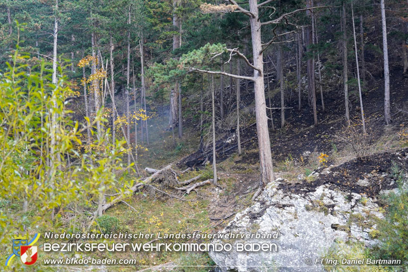 20211027 KHD Einsatz Waldbrand Hirschwang an der Rax Bezirk Neunkirchen  Foto: Ing. Daniel Bartmann