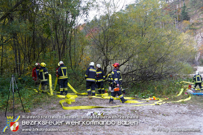 20211027 KHD Einsatz Waldbrand Hirschwang an der Rax Bezirk Neunkirchen  Foto: Ing. Daniel Bartmann