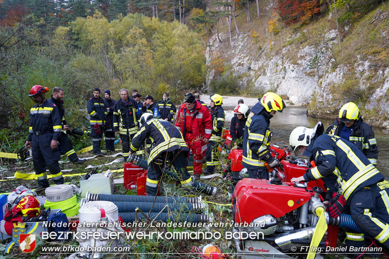 20211027 KHD Einsatz Waldbrand Hirschwang an der Rax Bezirk Neunkirchen  Foto: Ing. Daniel Bartmann