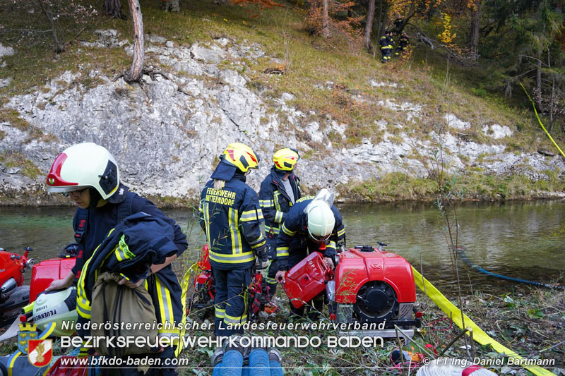 20211027 KHD Einsatz Waldbrand Hirschwang an der Rax Bezirk Neunkirchen  Foto: Ing. Daniel Bartmann