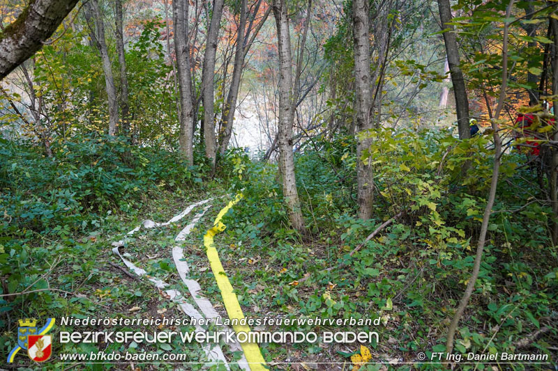 20211027 KHD Einsatz Waldbrand Hirschwang an der Rax Bezirk Neunkirchen  Foto: Ing. Daniel Bartmann