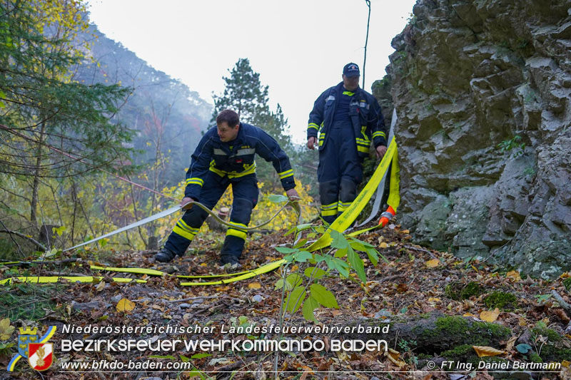 20211027 KHD Einsatz Waldbrand Hirschwang an der Rax Bezirk Neunkirchen  Foto: Ing. Daniel Bartmann