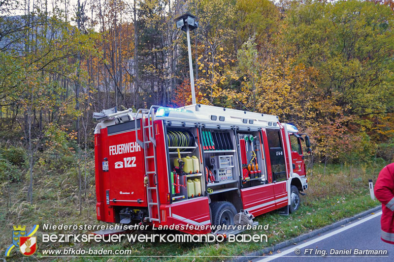 20211027 KHD Einsatz Waldbrand Hirschwang an der Rax Bezirk Neunkirchen  Foto: Ing. Daniel Bartmann