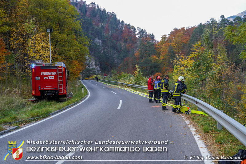 20211027 KHD Einsatz Waldbrand Hirschwang an der Rax Bezirk Neunkirchen  Foto: Ing. Daniel Bartmann