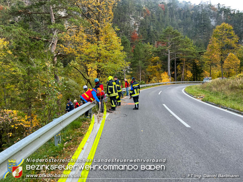 20211027 KHD Einsatz Waldbrand Hirschwang an der Rax Bezirk Neunkirchen  Foto: Ing. Daniel Bartmann