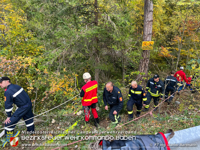 20211027 KHD Einsatz Waldbrand Hirschwang an der Rax Bezirk Neunkirchen  Foto: Ing. Daniel Bartmann