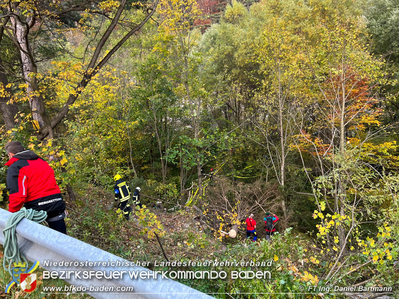 20211027 KHD Einsatz Waldbrand Hirschwang an der Rax Bezirk Neunkirchen  Foto: Ing. Daniel Bartmann