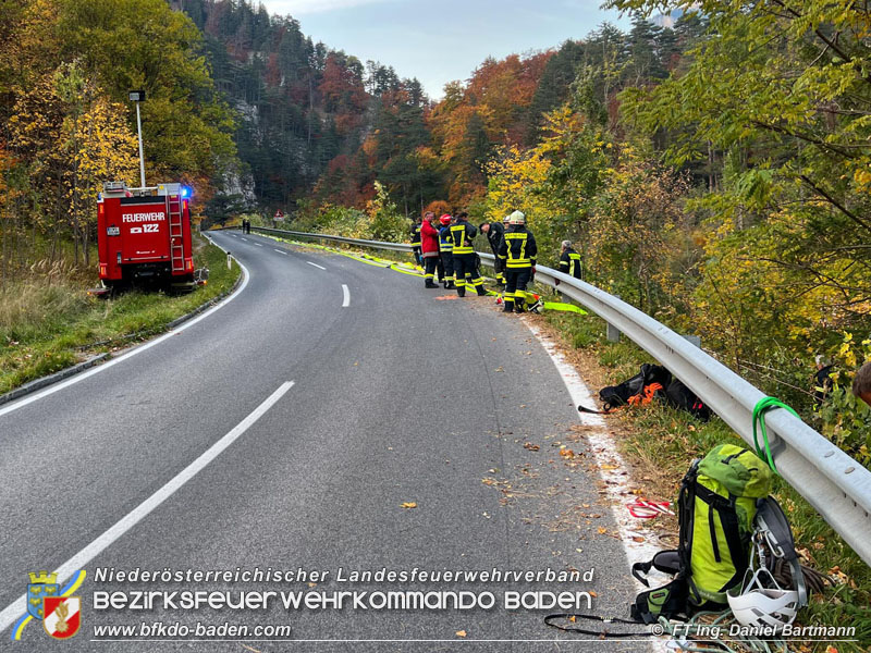 20211027 KHD Einsatz Waldbrand Hirschwang an der Rax Bezirk Neunkirchen  Foto: Ing. Daniel Bartmann