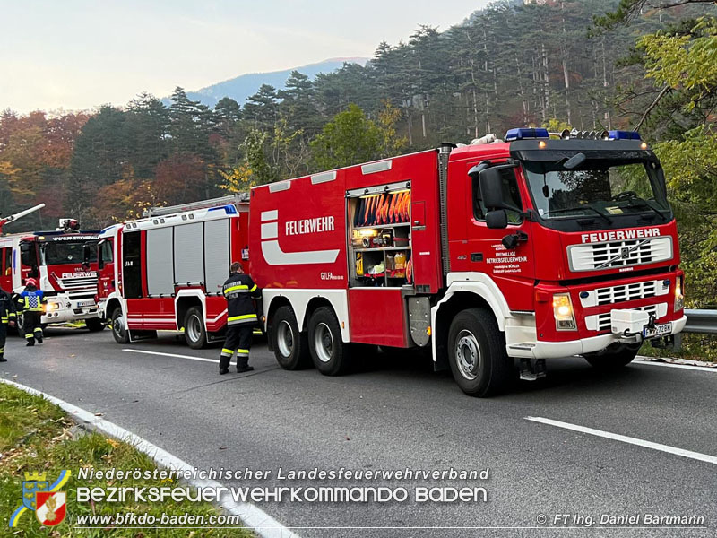 20211027 KHD Einsatz Waldbrand Hirschwang an der Rax Bezirk Neunkirchen  Foto: Ing. Daniel Bartmann