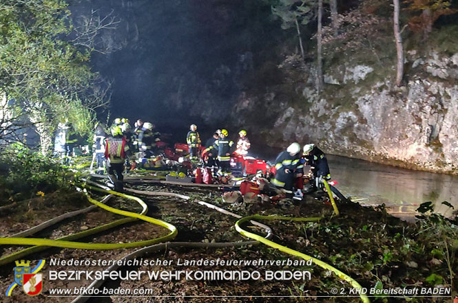 20211027 KHD Einsatz Waldbrand Hirschwang an der Rax Bezirk Neunkirchen Foto: Alexander Wolf