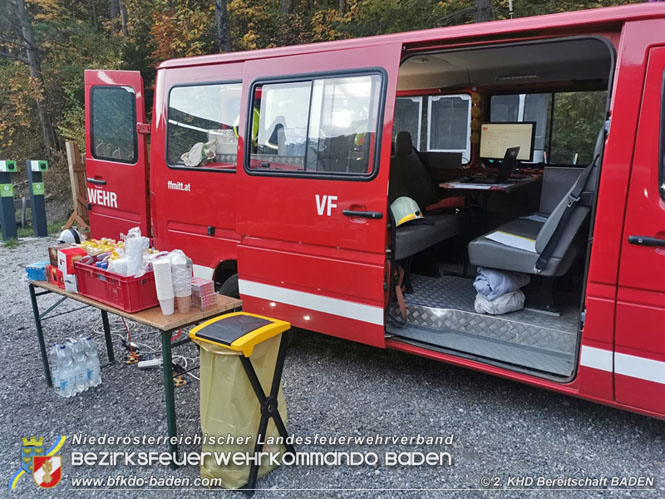 20211027 KHD Einsatz Waldbrand Hirschwang an der Rax Bezirk Neunkirchen  Foto: FF Mitterndorf