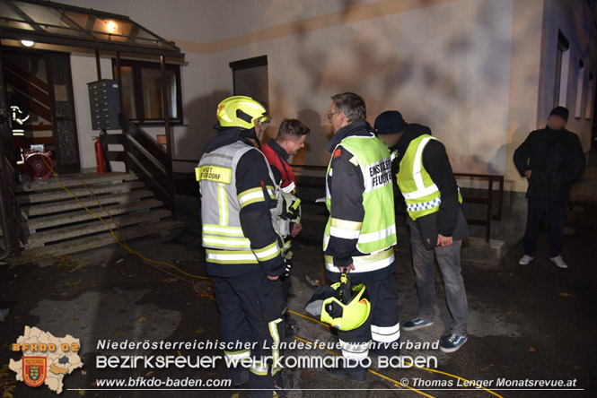 20211116 Wohnungsbrand in Mehrparteinenhaus in Pottendorf  Foto:  Thomas Lenger Monatsreveue.at 