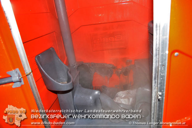 20211208 Brand einer mobilen Toilette in Unterwaltersdorf   Foto: © Thomas Lenger Monatsreveue.at