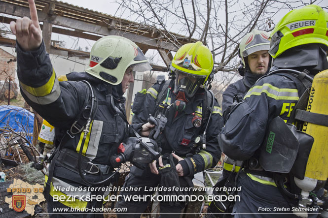 20211227 Wohnhausbrand in Traiskirchen Ortsteil Möllersdorf  Foto: Stefan Schneider BFKDO Baden