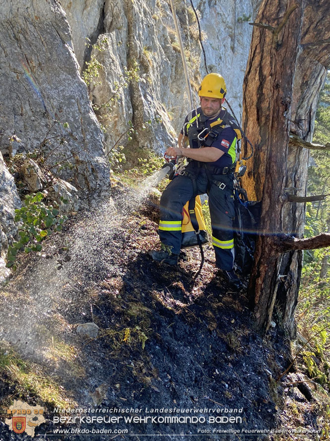 20220816 Waldbrand "Steinwand" Furth a.d.Triesting  Foto: Jakob Berger Freiwillige Feuerwehr Baden Weikersdorf