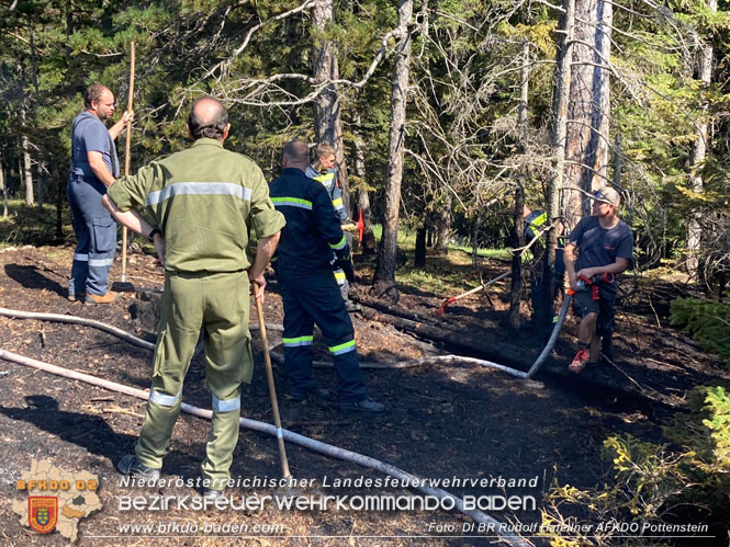 20220816 Waldbrand "Steinwand" Furth a.d.Triesting  Foto: DI Rudolf Hafellner AFKDO Pottenstein