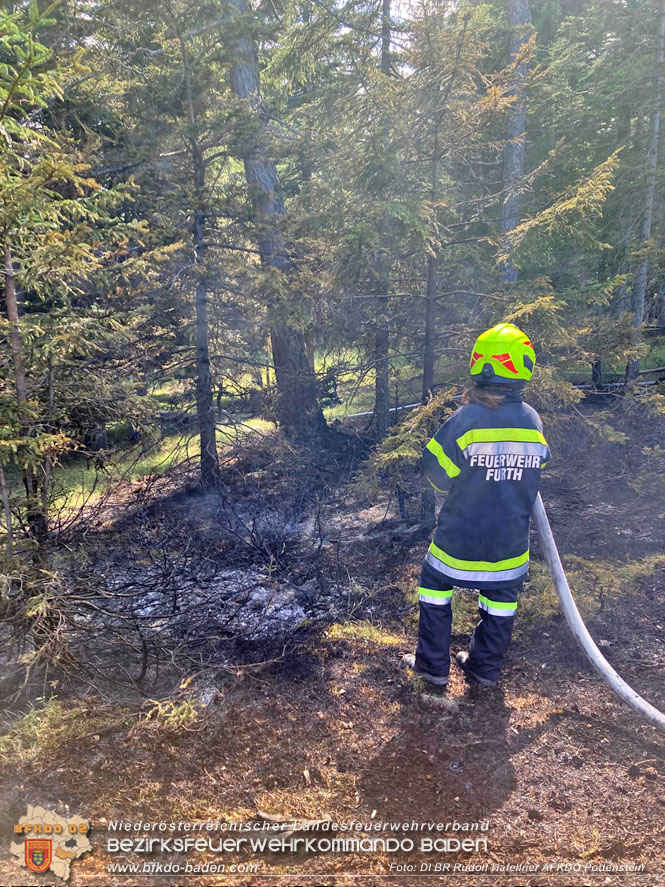 20220816 Waldbrand "Steinwand" Furth a.d.Triesting  Foto: DI Rudolf Hafellner AFKDO Pottenstein