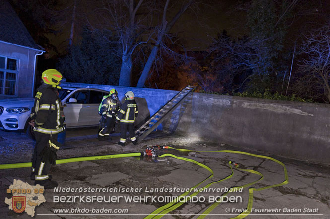 20211231 Kleinbrand in Baden  Foto: Freiwillige Feuerwehr Baden-Stadt / Stefan Schneider