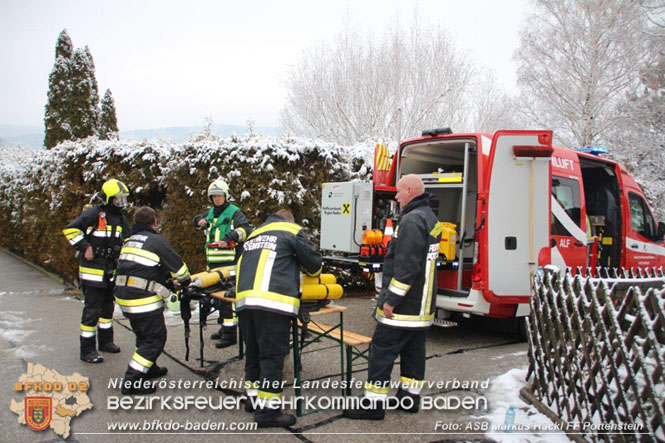 20220124 Wohnhausbrand in Berndorf - 3 Feuerwehren standen im Lscheinsatz   Foto: ASB Markus Hackl FF Pottenstein