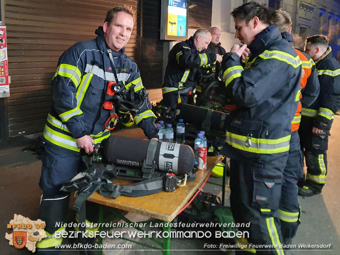 20220213 Brand in einem Badener Seniorenwohnhaus   Foto: Freiwillige Feuerwehr Baden Weikersdorf