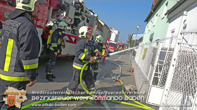 20220325 Alarmierter Wohnhausbrand in Traiskirchen   Foto: Stefan Schneider BFKDO BADEN