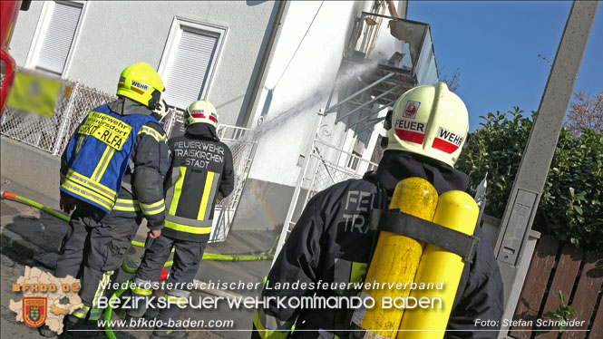 20220325 Alarmierter Wohnhausbrand in Traiskirchen   Foto: Stefan Schneider BFKDO BADEN