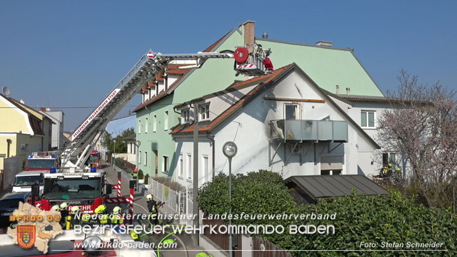 20220325 Alarmierter Wohnhausbrand in Traiskirchen   Foto: Stefan Schneider BFKDO BADEN