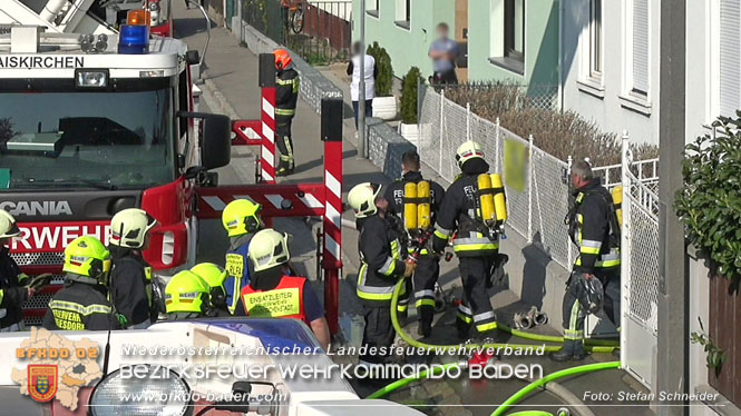 20220325 Alarmierter Wohnhausbrand in Traiskirchen   Foto: Stefan Schneider BFKDO BADEN