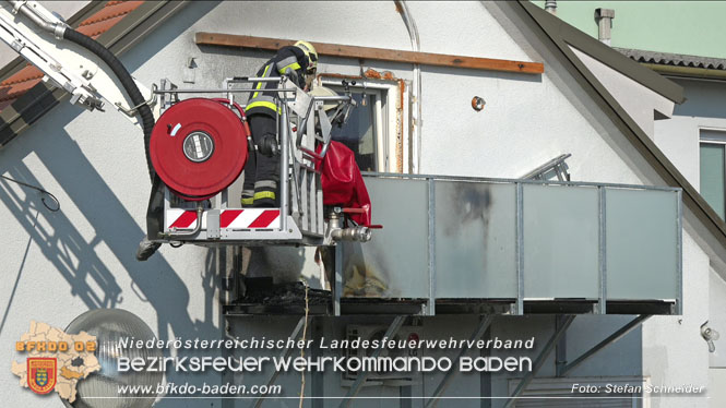 20220325 Alarmierter Wohnhausbrand in Traiskirchen   Foto: Stefan Schneider BFKDO BADEN