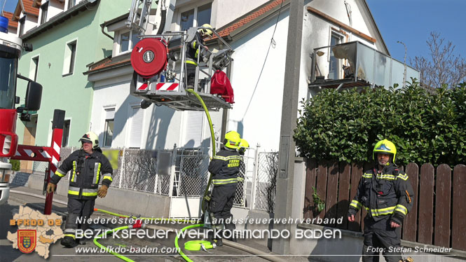 20220325 Alarmierter Wohnhausbrand in Traiskirchen   Foto: Stefan Schneider BFKDO BADEN