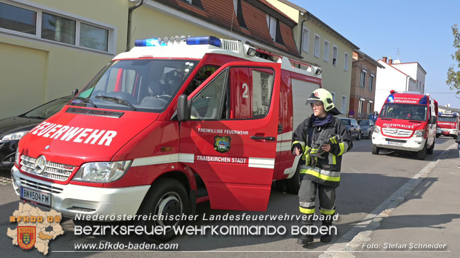 20220325 Alarmierter Wohnhausbrand in Traiskirchen   Foto: Stefan Schneider BFKDO BADEN