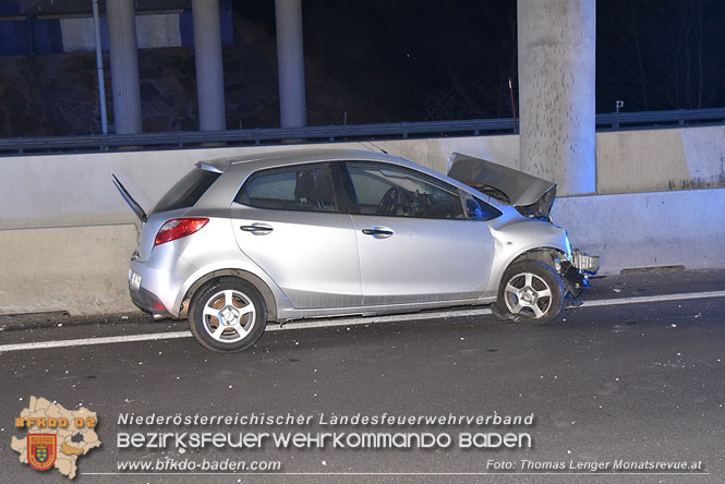 Verkehrsunfall auf der A3 - Lenker verschwunden!