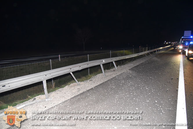 Verkehrsunfall auf der A3 - Lenker verschwunden!