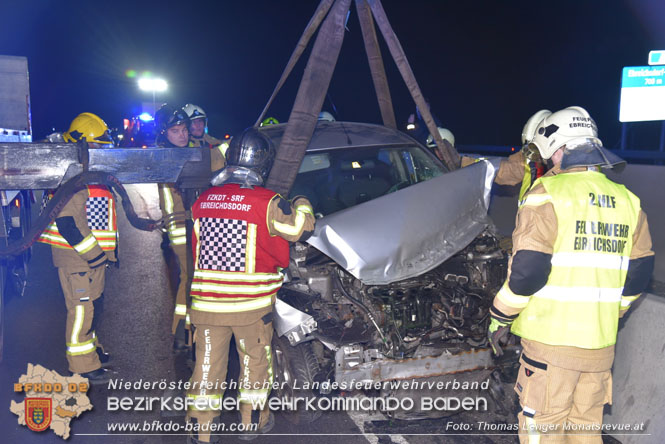 Verkehrsunfall auf der A3 - Lenker verschwunden!