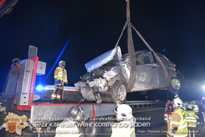 Verkehrsunfall auf der A3 - Lenker verschwunden!