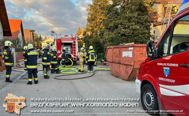 20220416 Wohnhausbrand mit Personenrettung in Ebreichsdorf  Foto:  Thomas Lenger Monatsrevue.at