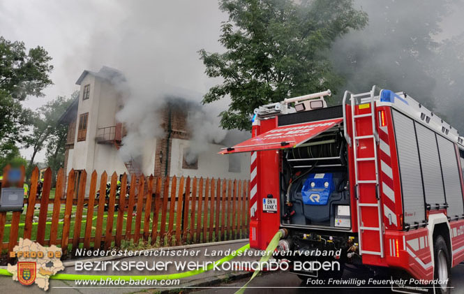 20220607 Brand in einem landwirtschaftlichen Gebude in Landegg/Pottendorf