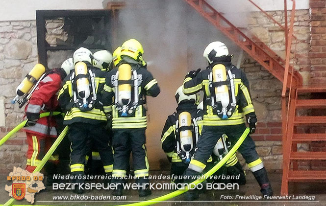 20220607 Brand in einem landwirtschaftlichen Gebude in Landegg/Pottendorf