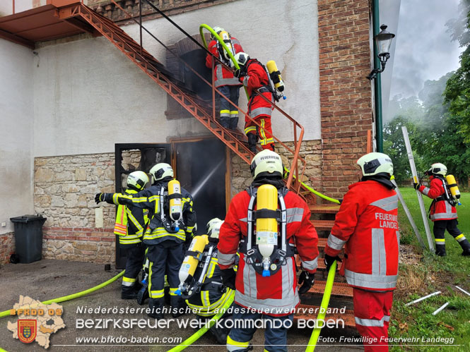 20220607 Brand in einem landwirtschaftlichen Gebude in Landegg/Pottendorf