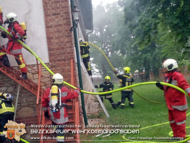 20220607 Brand in einem landwirtschaftlichen Gebude in Landegg/Pottendorf