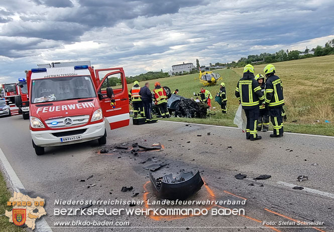 20220712 Folgenschwerer Verkehrsunfall auf der L157 Umfahrung Oeynhausen  Foto: Stefan Schneider