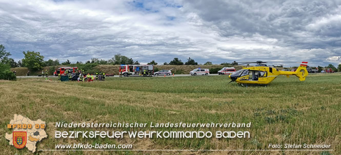 20220712 Folgenschwerer Verkehrsunfall auf der L157 Umfahrung Oeynhausen  Foto: Stefan Schneider