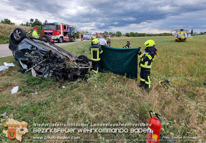 20220712 Folgenschwerer Verkehrsunfall auf der L157 Umfahrung Oeynhausen  Foto: Stefan Schneider