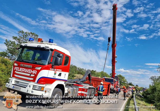 20220712 Folgenschwerer Verkehrsunfall auf der L157 Umfahrung Oeynhausen  Foto: Stefan Schneider