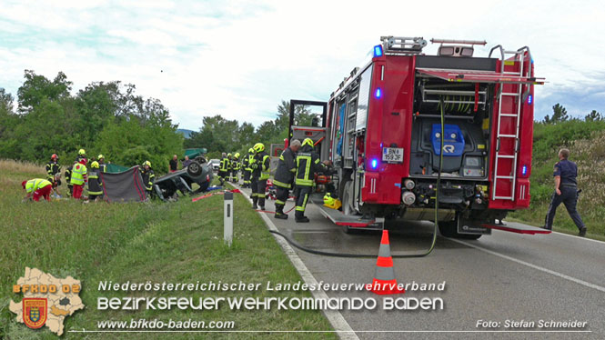 20220712 Folgenschwerer Verkehrsunfall auf der L157 Umfahrung Oeynhausen  Foto: Stefan Schneider