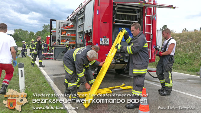 20220712 Folgenschwerer Verkehrsunfall auf der L157 Umfahrung Oeynhausen  Foto: Stefan Schneider